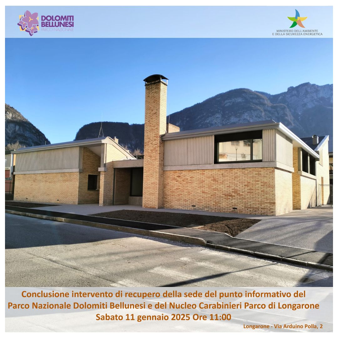 Inaugurazione Punto informativo del Parco Nazionale Dolomiti Bellunesi