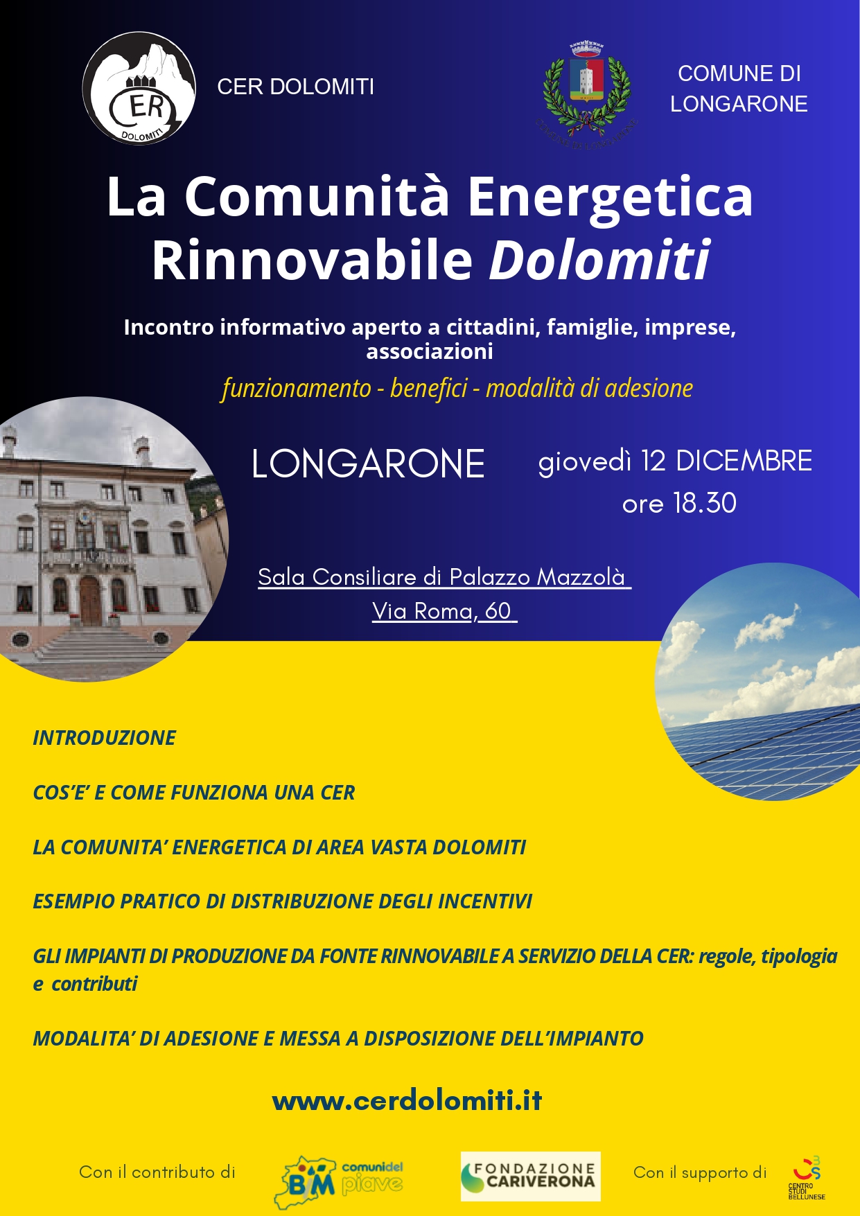 La Comunità Energetica Rinnovabile Dolomiti